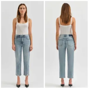 DAZE Denim Straight Up High Rise In New Flame Vintage Ladies 29 CURRENT STYLE