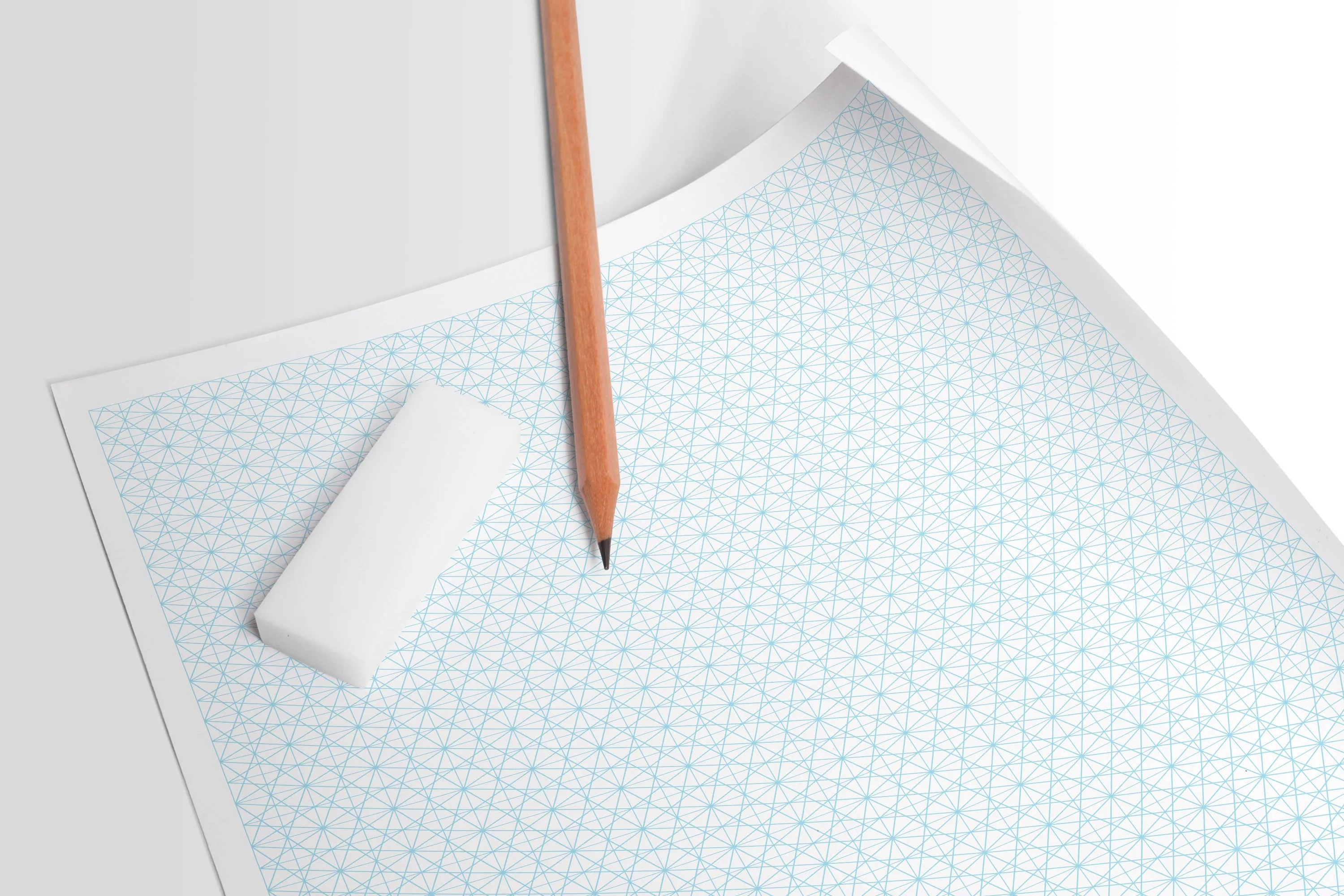 Design Ideation Grid Paper. BLUE Grid. Premium Grid Paper. (8.5" x 11") 25 Sheet Pack. LP-GRID-V3-BL-25