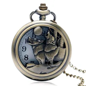 Direwolf Vintage Pocket Watch