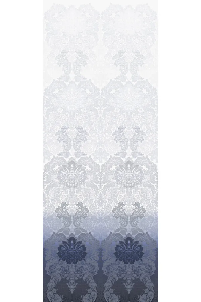 disappearing damask superwide wallpaper panel