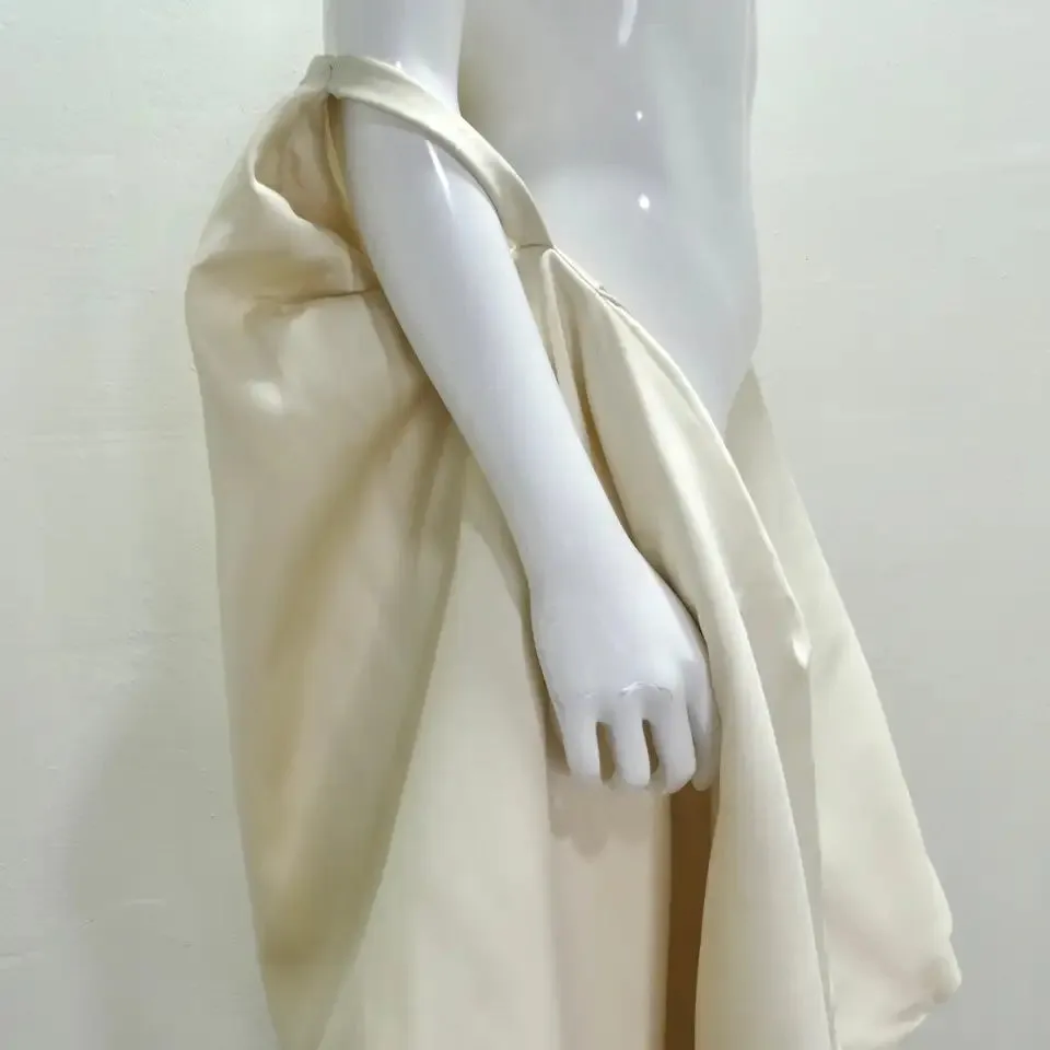 Donna Karen 1980s Silk Cape