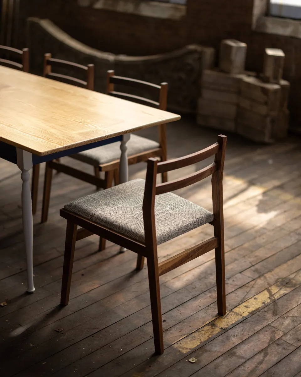 Down in the Holler Wood Dining Table | Almost Traditional Pine Farm table with Turned Legs