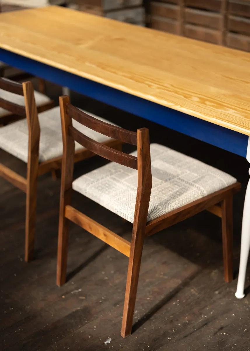 Down in the Holler Wood Dining Table | Almost Traditional Pine Farm table with Turned Legs