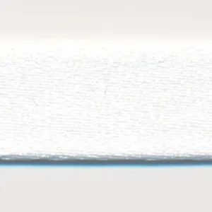 Drape Bright Satin Ribbon #01 White