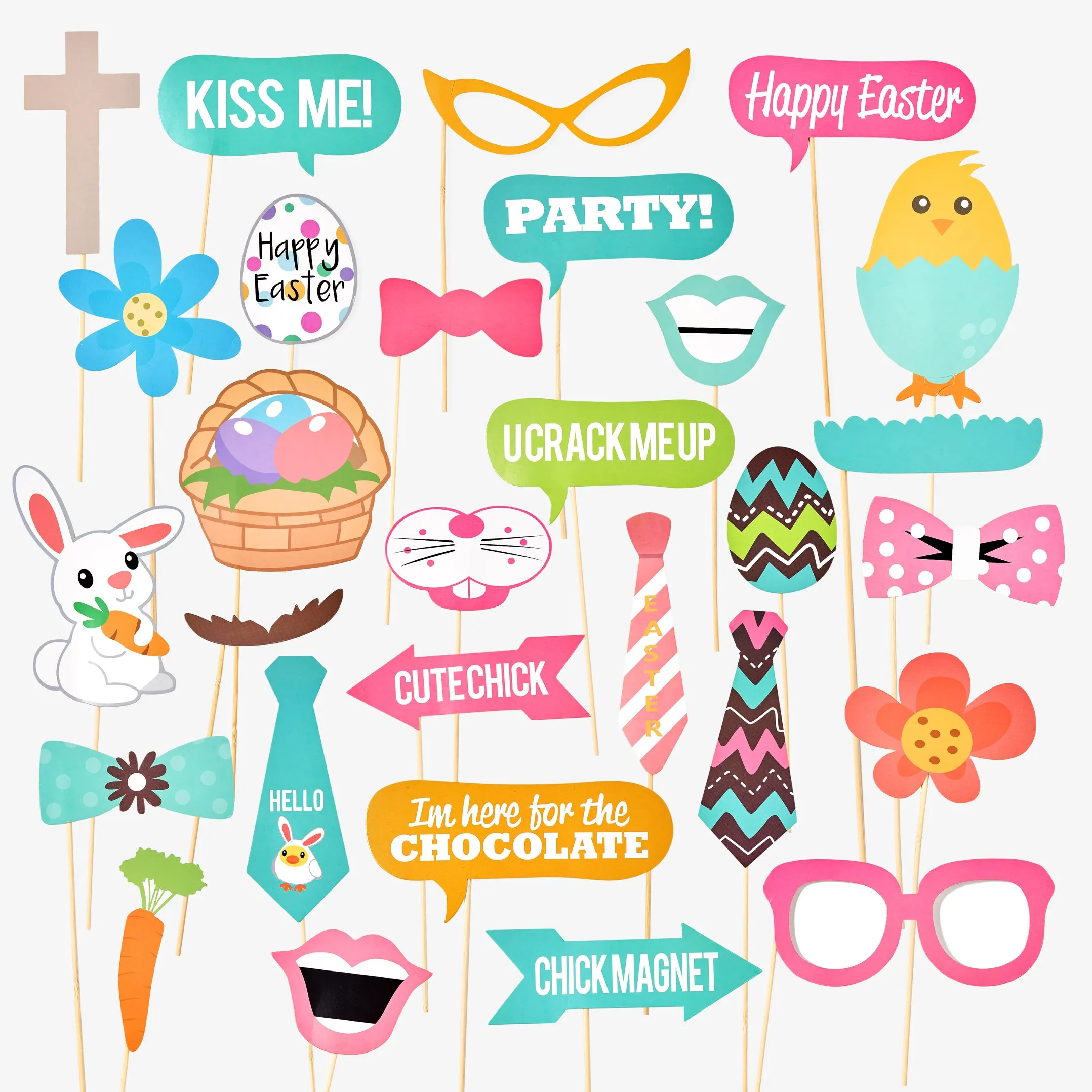 Easter Photo Booth Props
