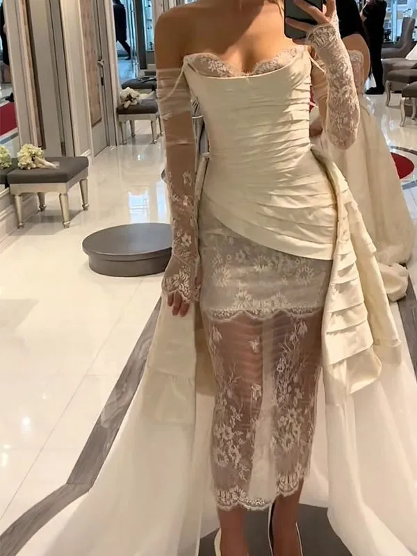 Elegant Spaghetti Strap Sleeveless Mermaid Satin Homecoming Dresses For Party Online, HD1096