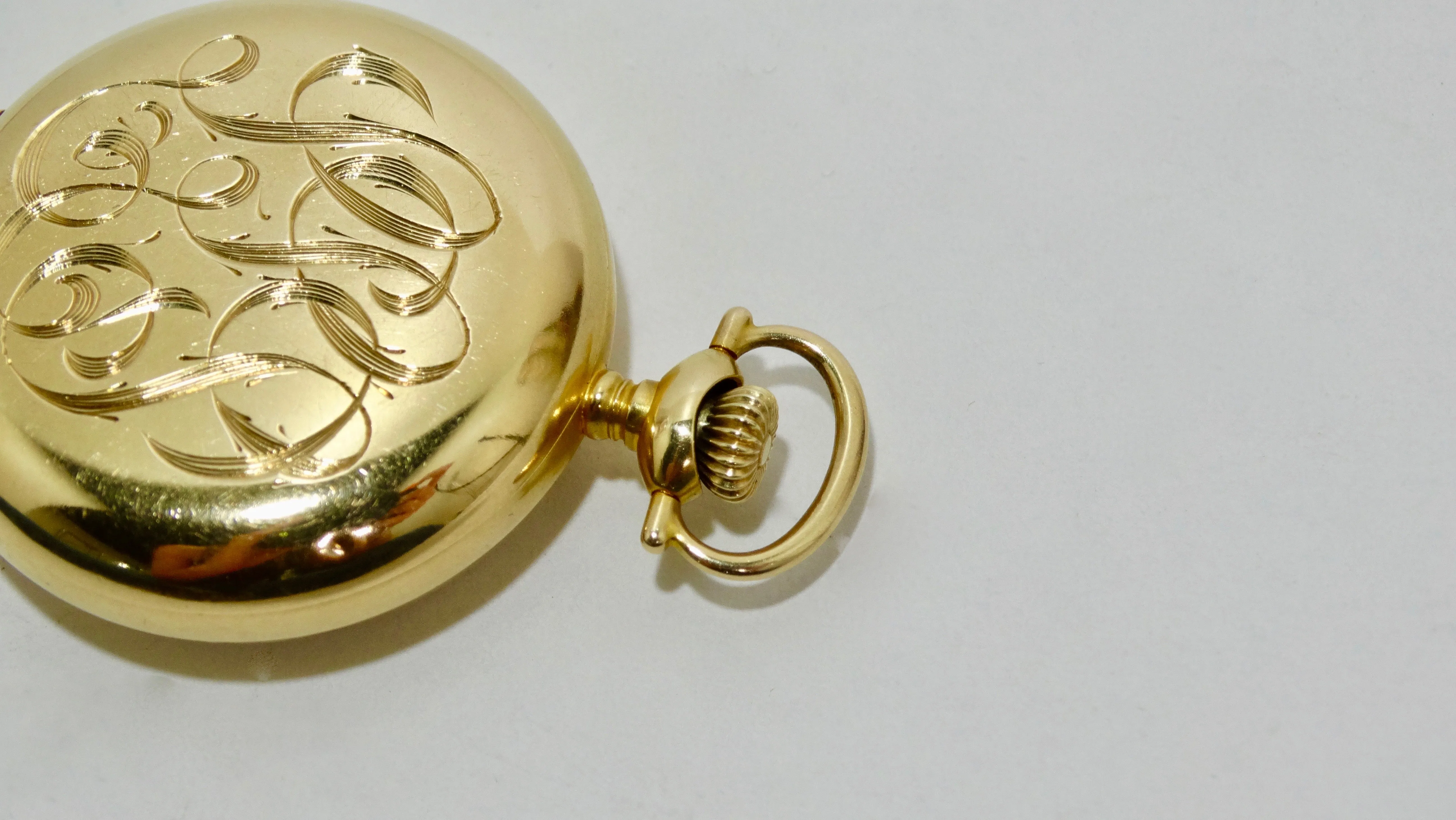Elgin Gold & Ruby Pocket Watch