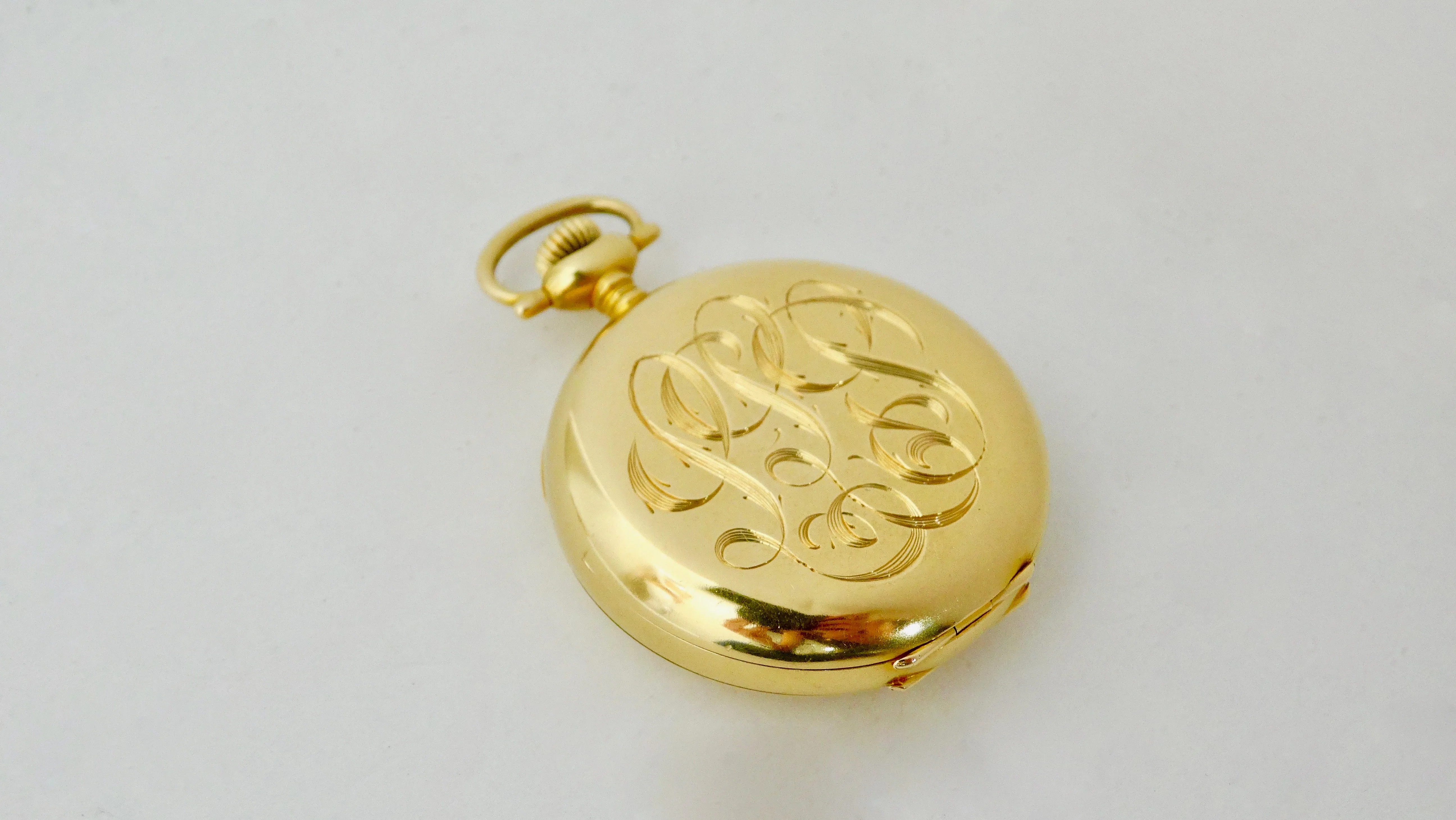 Elgin Gold & Ruby Pocket Watch
