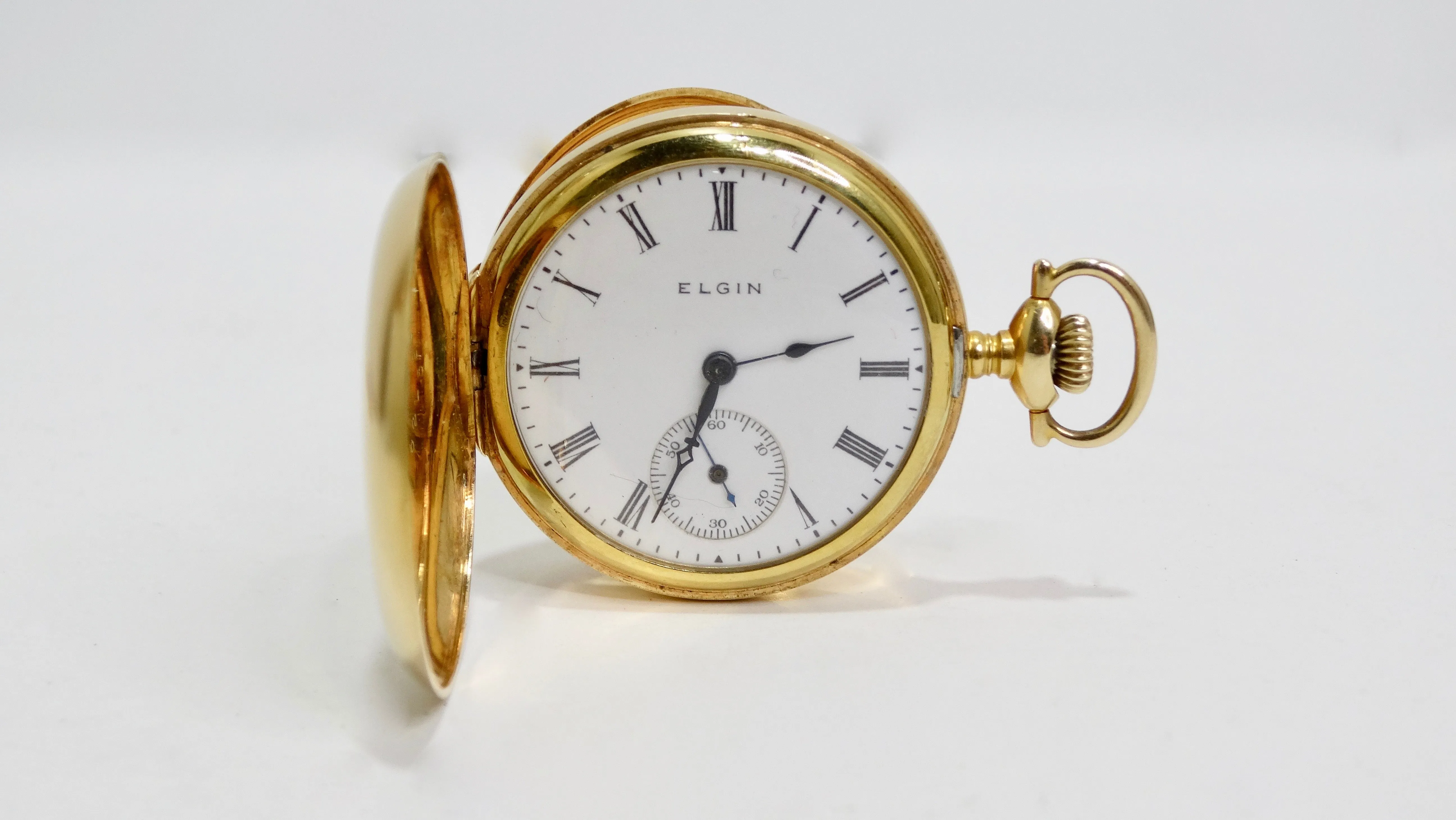 Elgin Gold & Ruby Pocket Watch