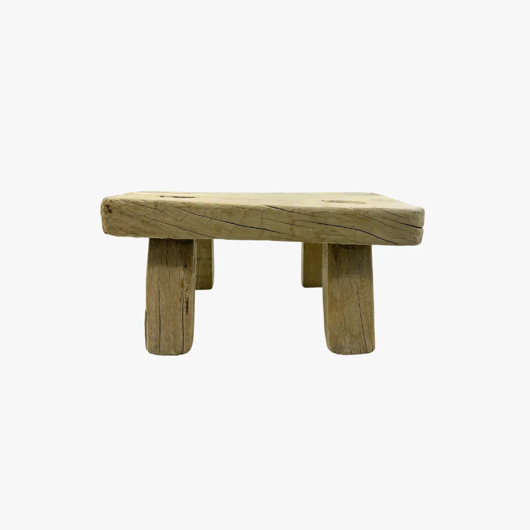 Elm Wood Stool