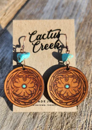 Emery Leather Earrings