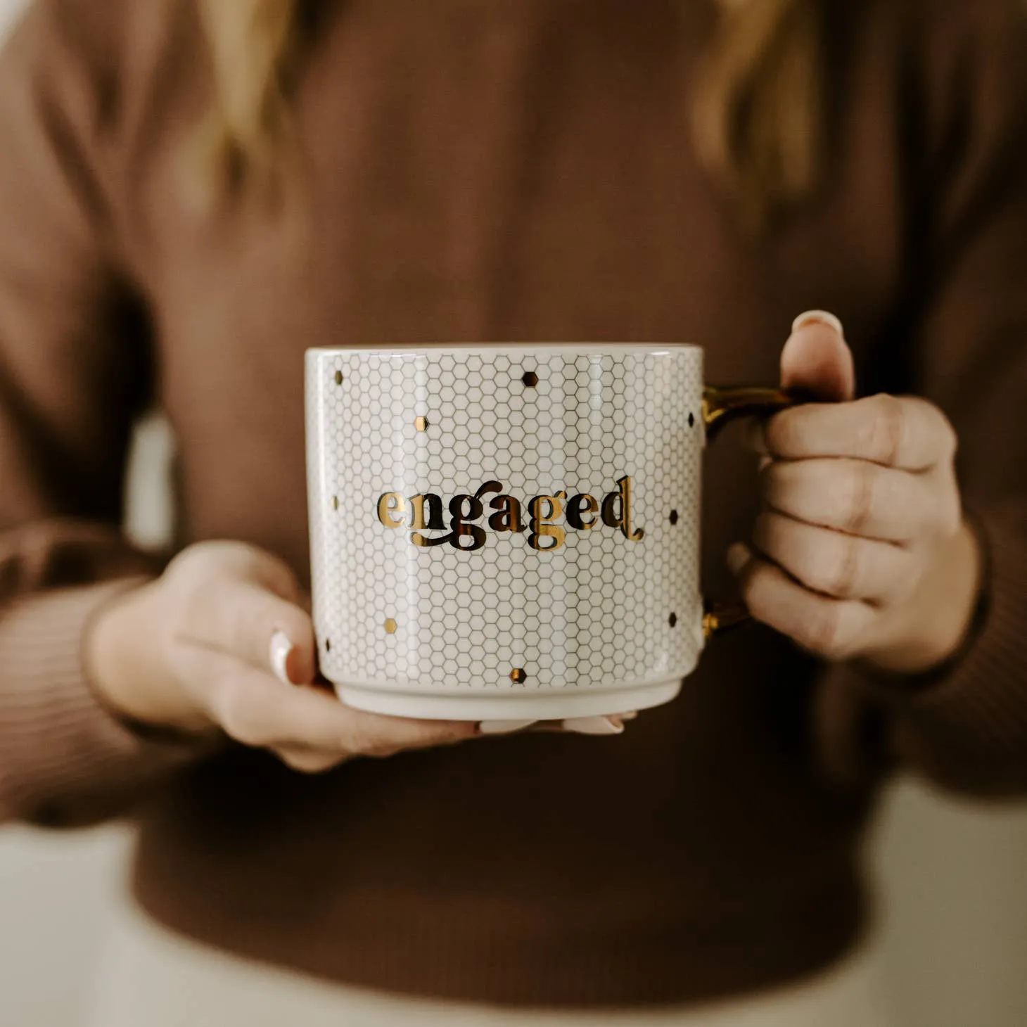 Engaged Honeycomb Tile Mug