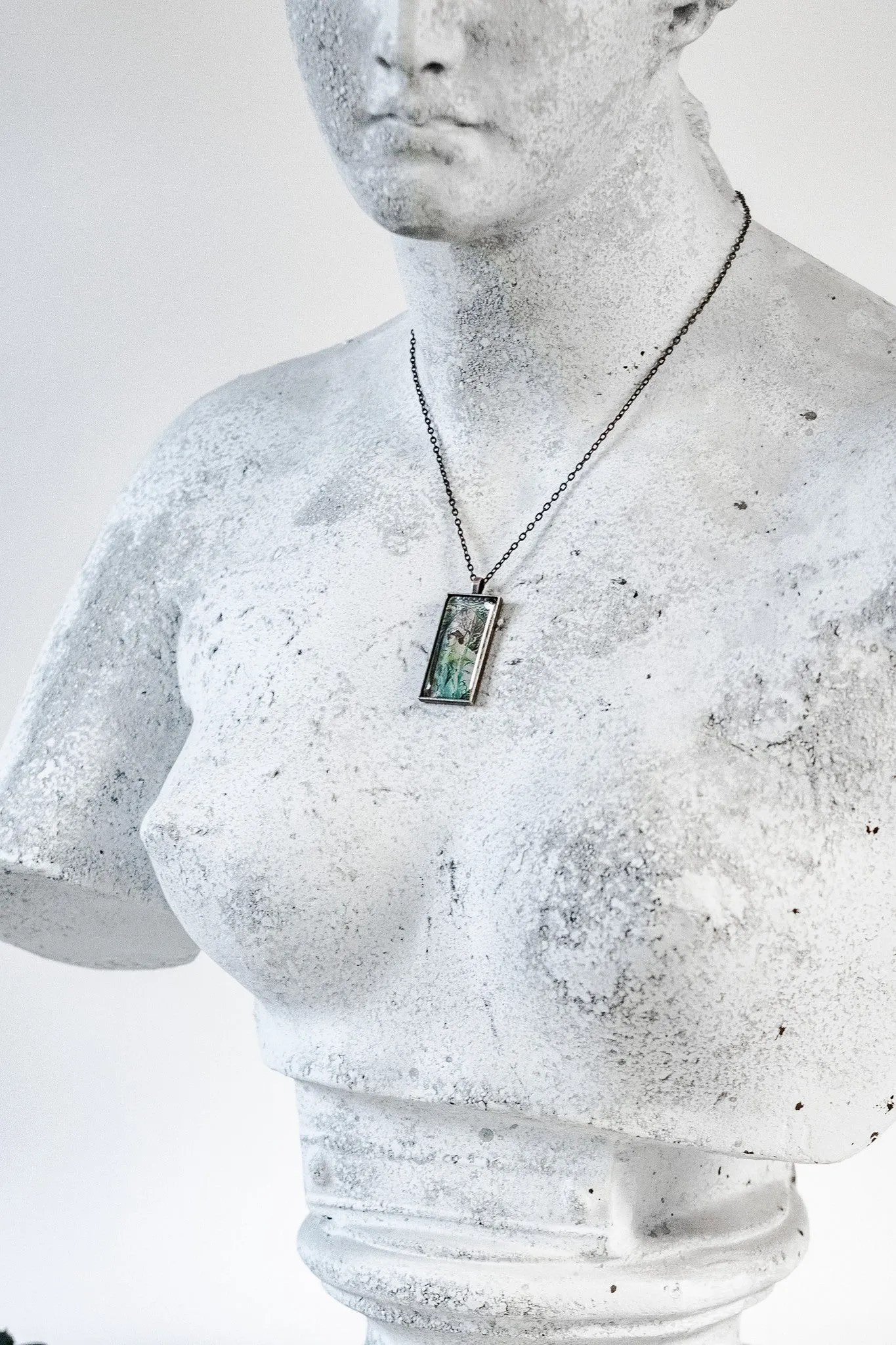 Evening Contemplation Cabochon Necklace