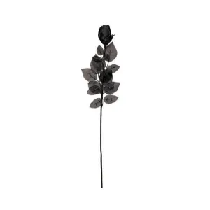 Fabric Black Rose 24"