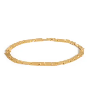 faceted link bracelet