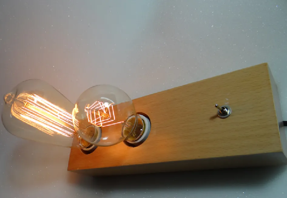 Father And Son Edison Desk Lamp