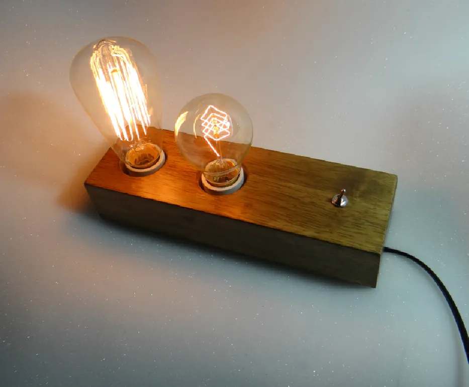 Father And Son Edison Desk Lamp