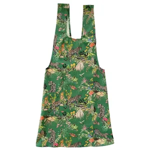 Felidae Tree Cotton Pinafore Apron