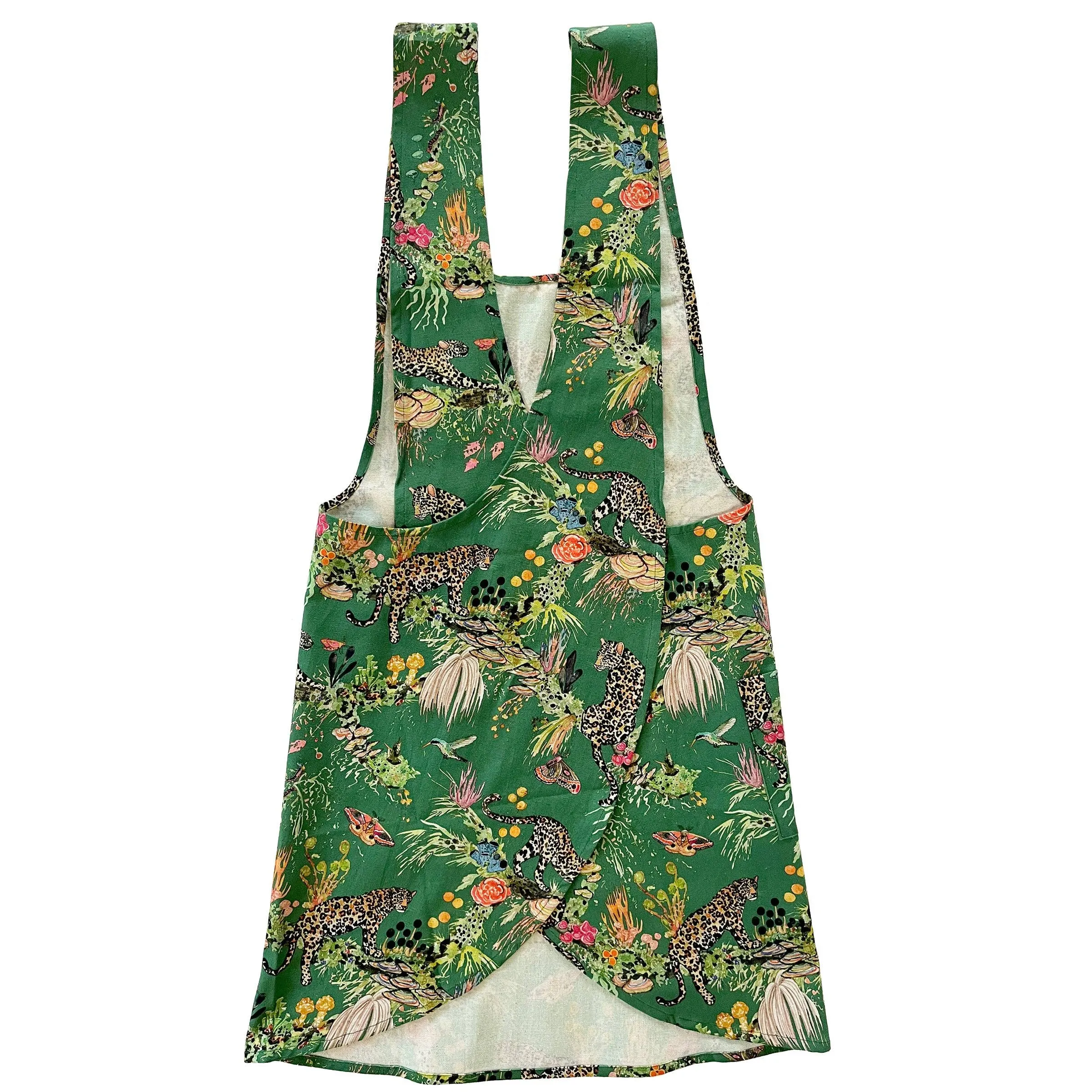 Felidae Tree Cotton Pinafore Apron