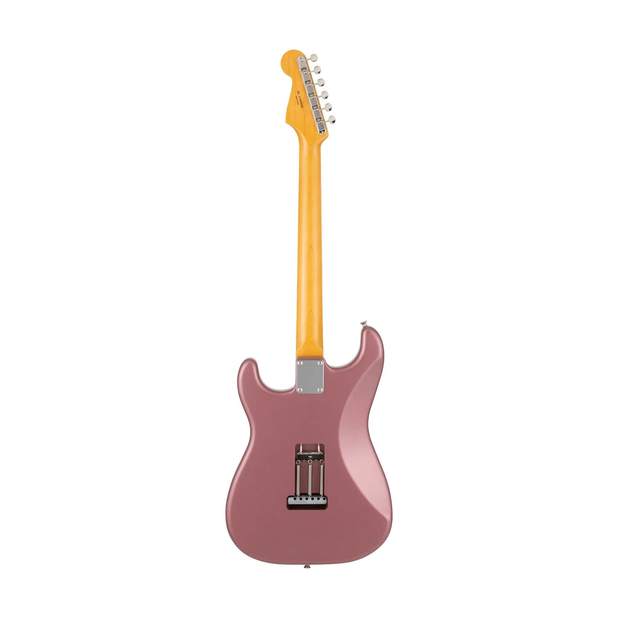Fender Japan CHAR Stratocaster Electric Guitar, RW FB, Burgundy Mist Metallic