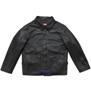 FiveStar Leather Men Adventurer Jacket Seal Distressed