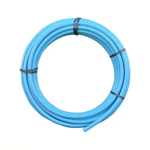 FloPlast MDPE Blue Pipe 25mm x 50m Coil