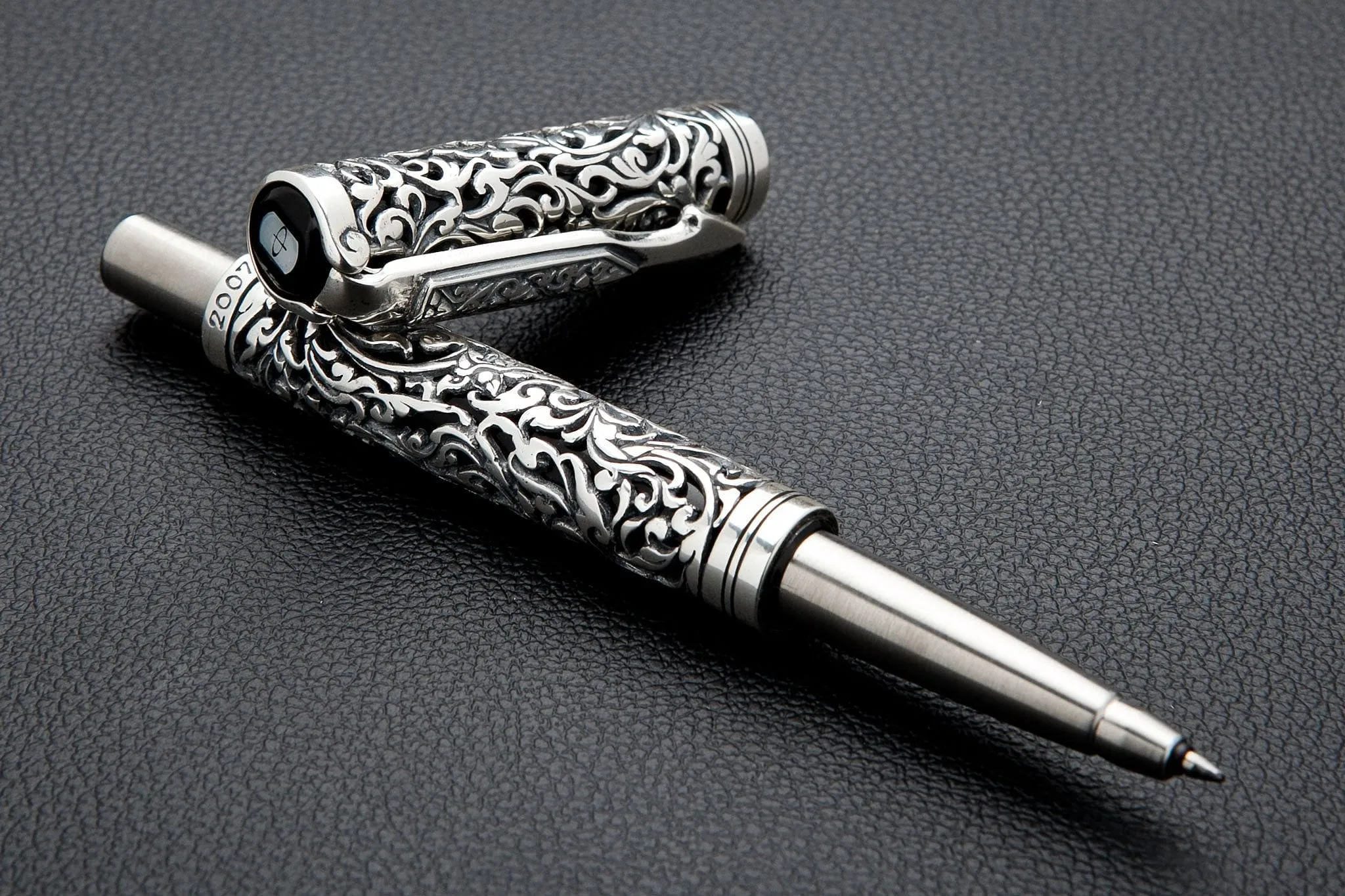 Floral Sterling Silver Pen