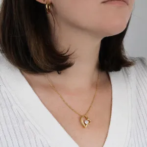 Forever Love Heart Necklace Simple (No Message Card)