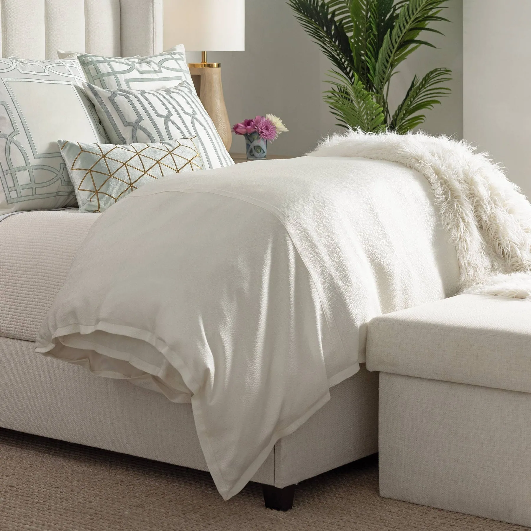 Gia Duvet Cover Cotton & Silk