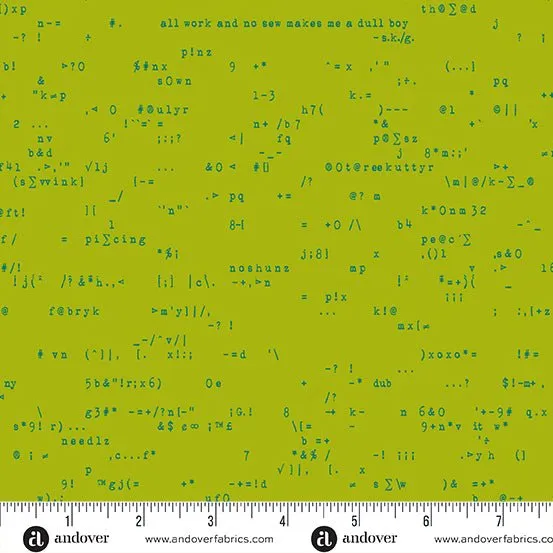 Giucy Giuce Fabric | Scrawl | Punc | Parakeet