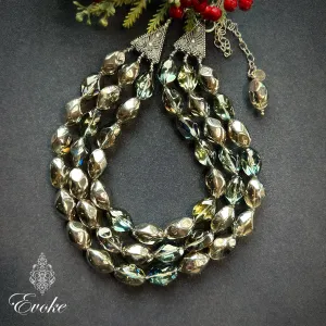 Glamorous Rainbow Crystal Necklace