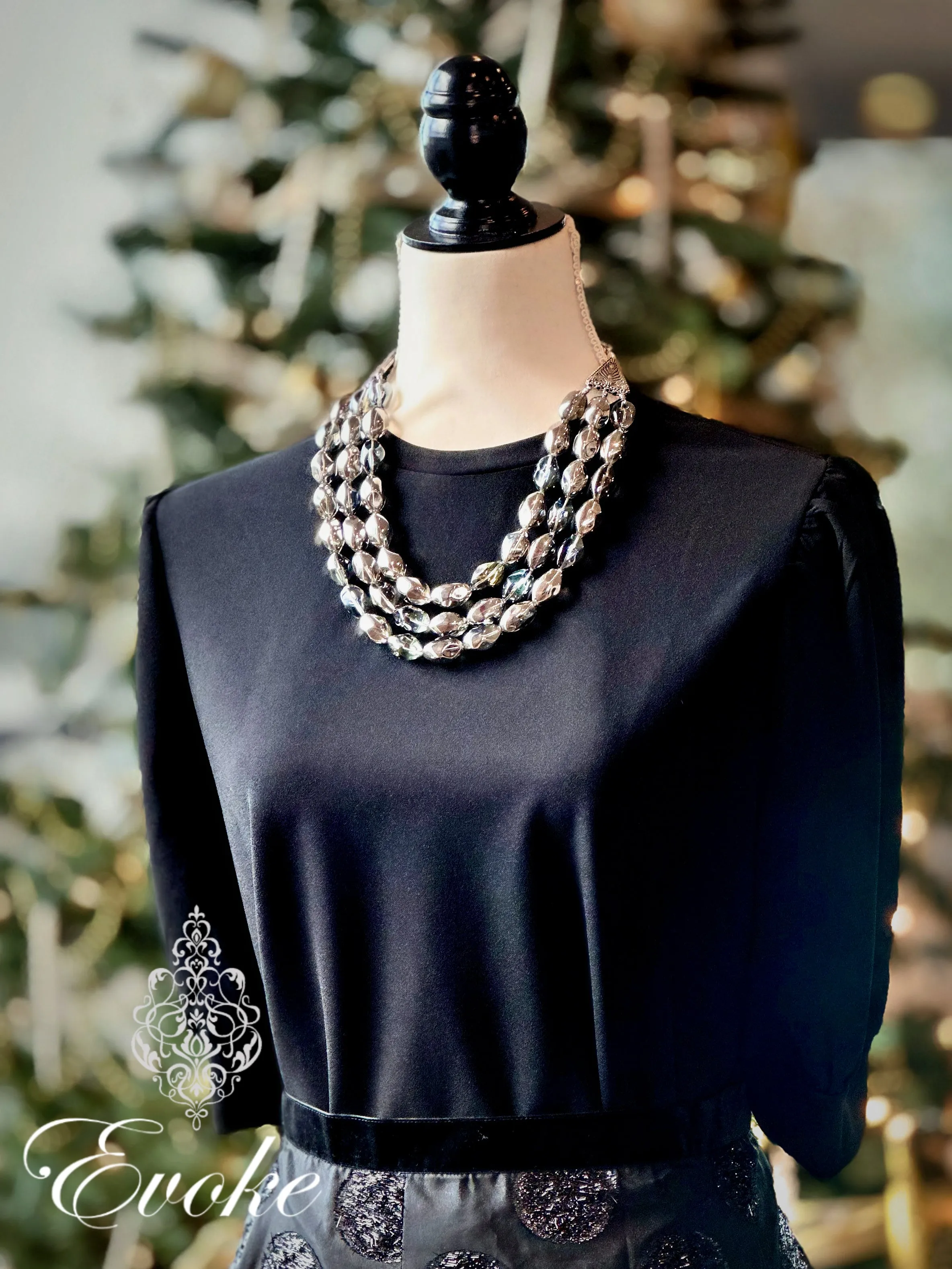 Glamorous Rainbow Crystal Necklace
