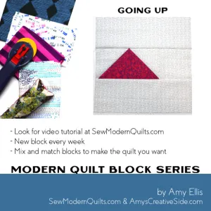 Going Up Quilt Block Pattern
