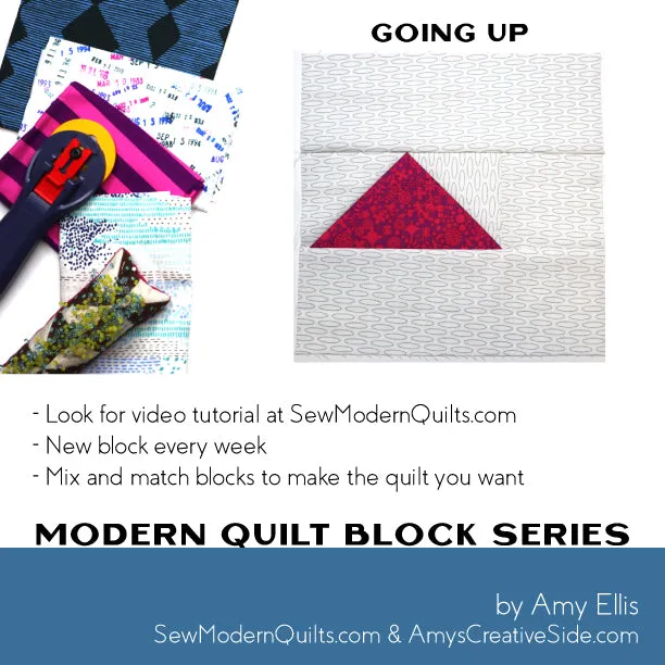 Going Up Quilt Block Pattern