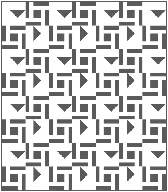 Going Up Quilt Block Pattern
