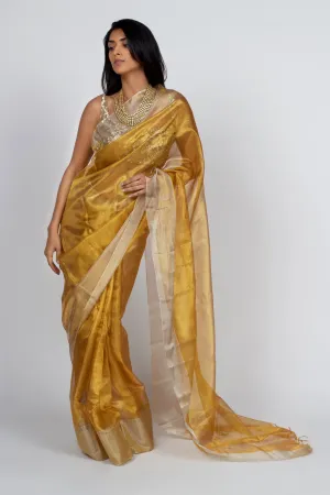Gold Tissue Kanjiveram Silk Saree