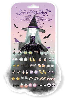 Great Pretenders Natasha The Raven Witch Stick on Earring Set