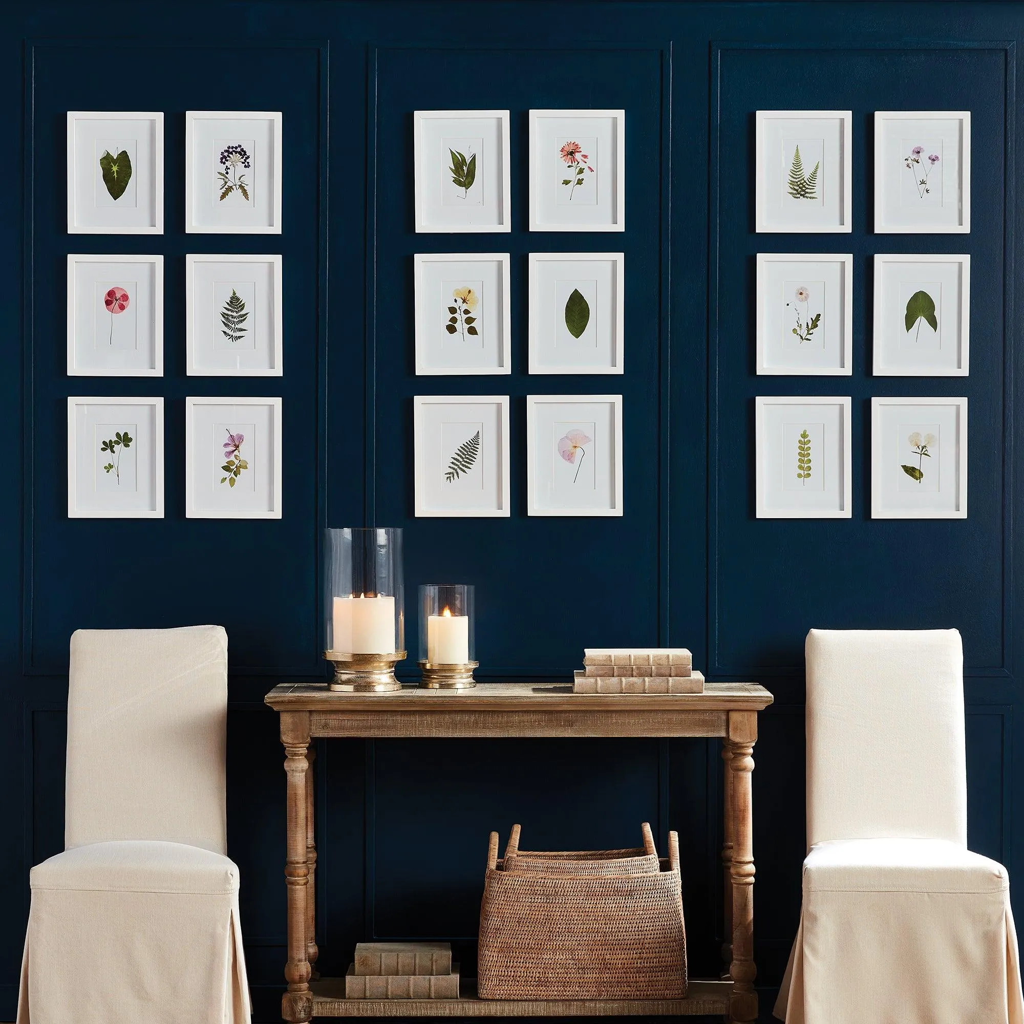Green Leaf Petite Prints, Set Of 9