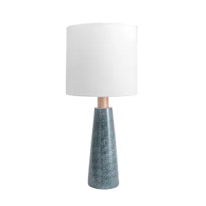 GREEN REACTIVE CERAMIC TABLE LAMP - 29