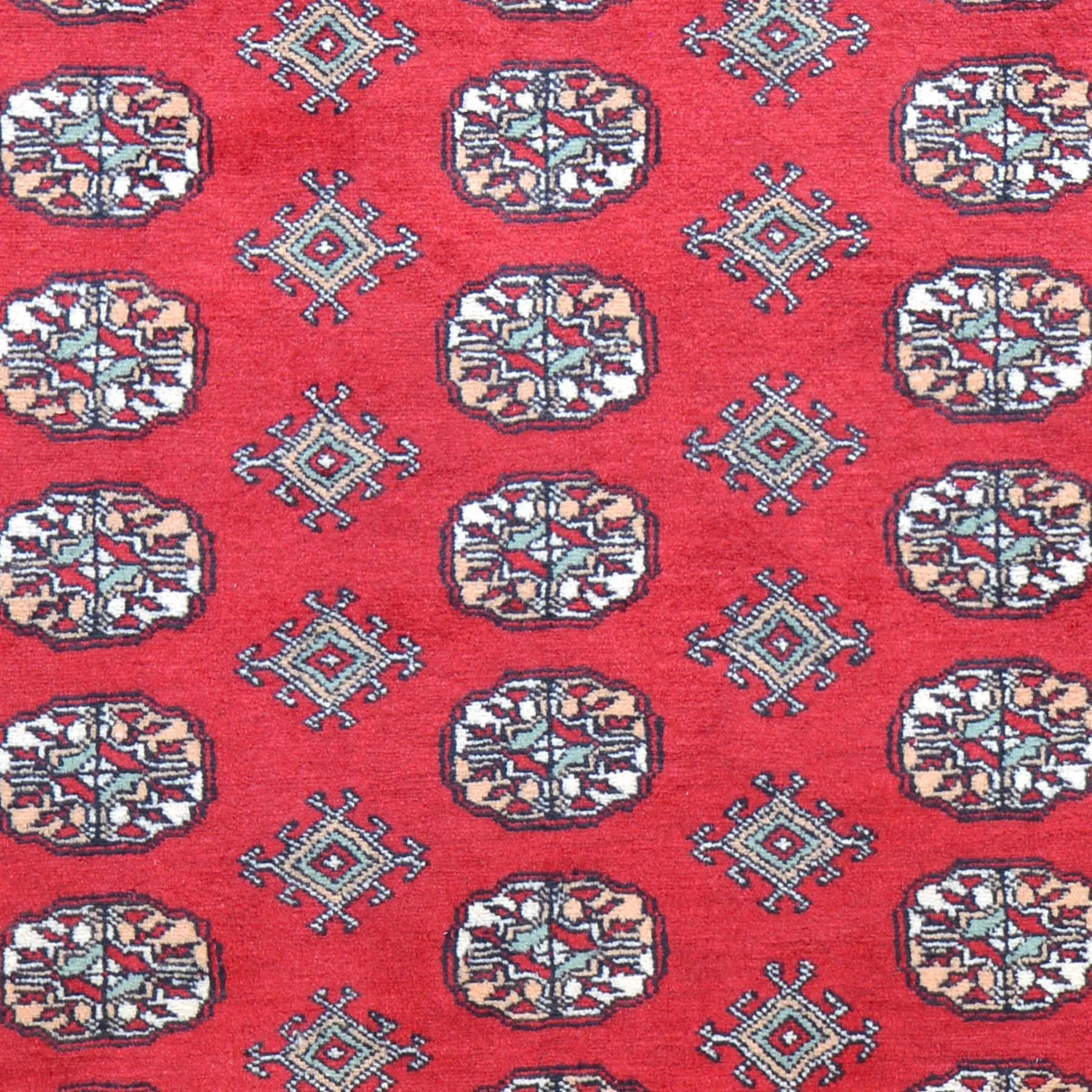 Hand-Knotted Bokhara Design Wool Handmade Rug (Size 4.1 X 6.2) Brral-5511