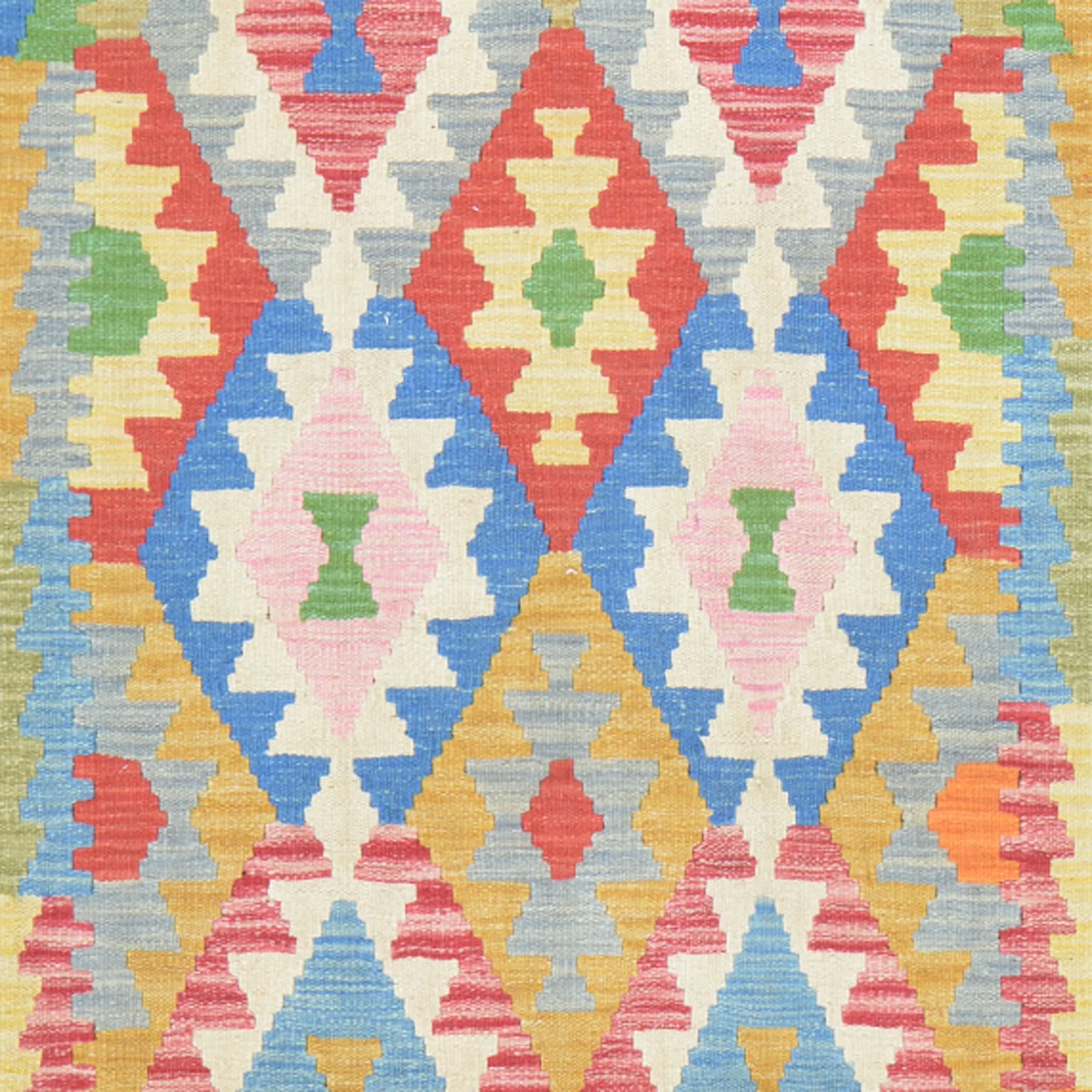 Hand-Woven Reversible Momana Kilim Handmade Wool Rug (Size 2.9 X 8.2) Cwral-10701