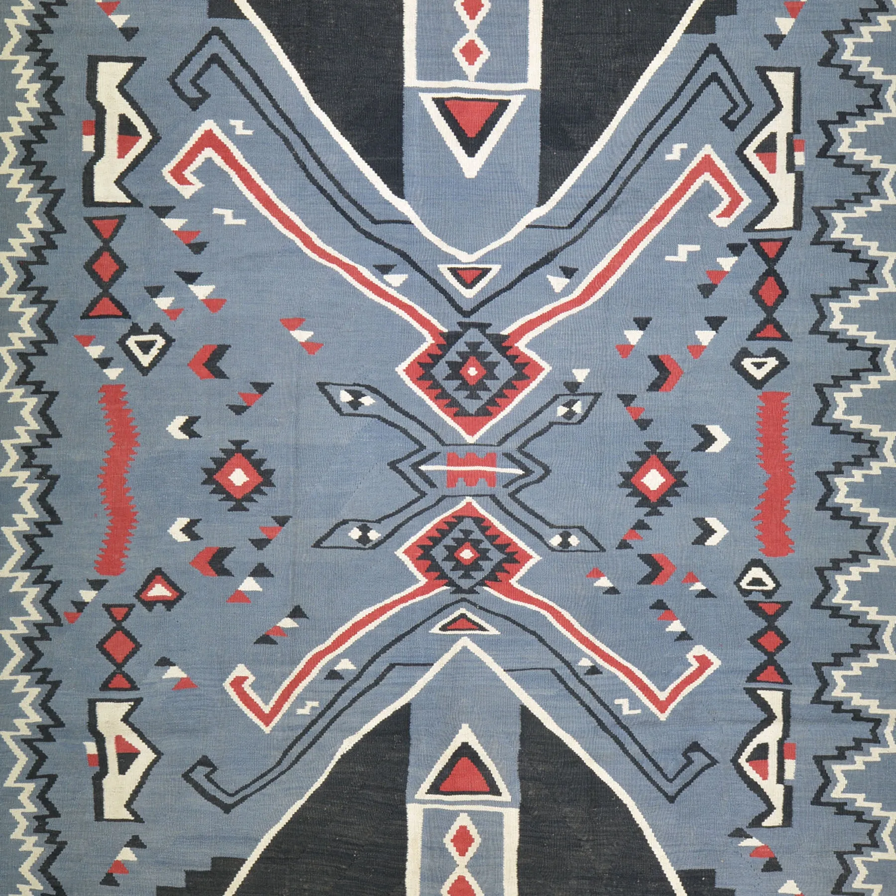 Hand-Woven Reversible Southwestern Design Handmade Rug (Size 8.3 X 11.3) Cwral-10899