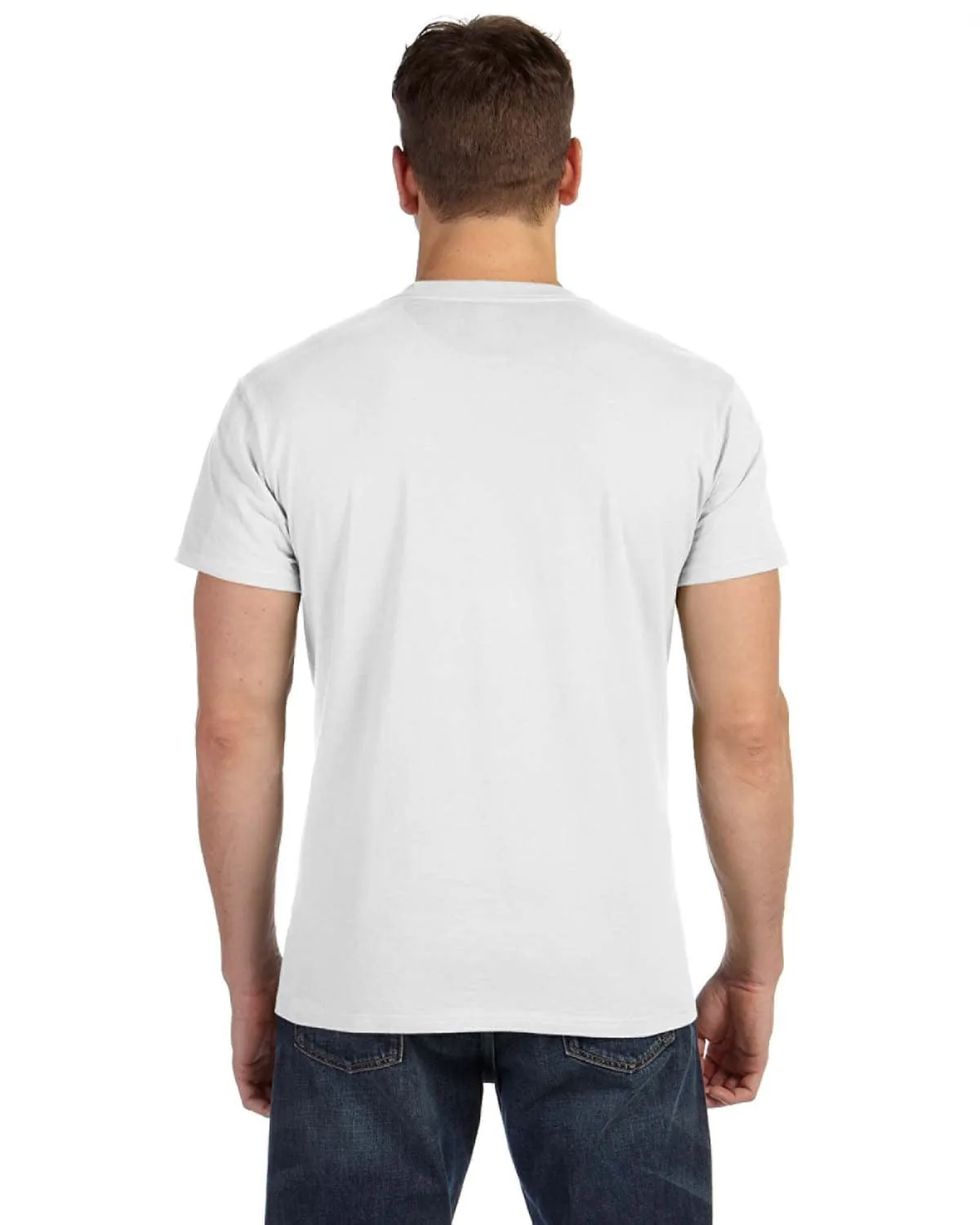 Hanes 100% Ringspun Cotton Nano Pocket T-Shirt