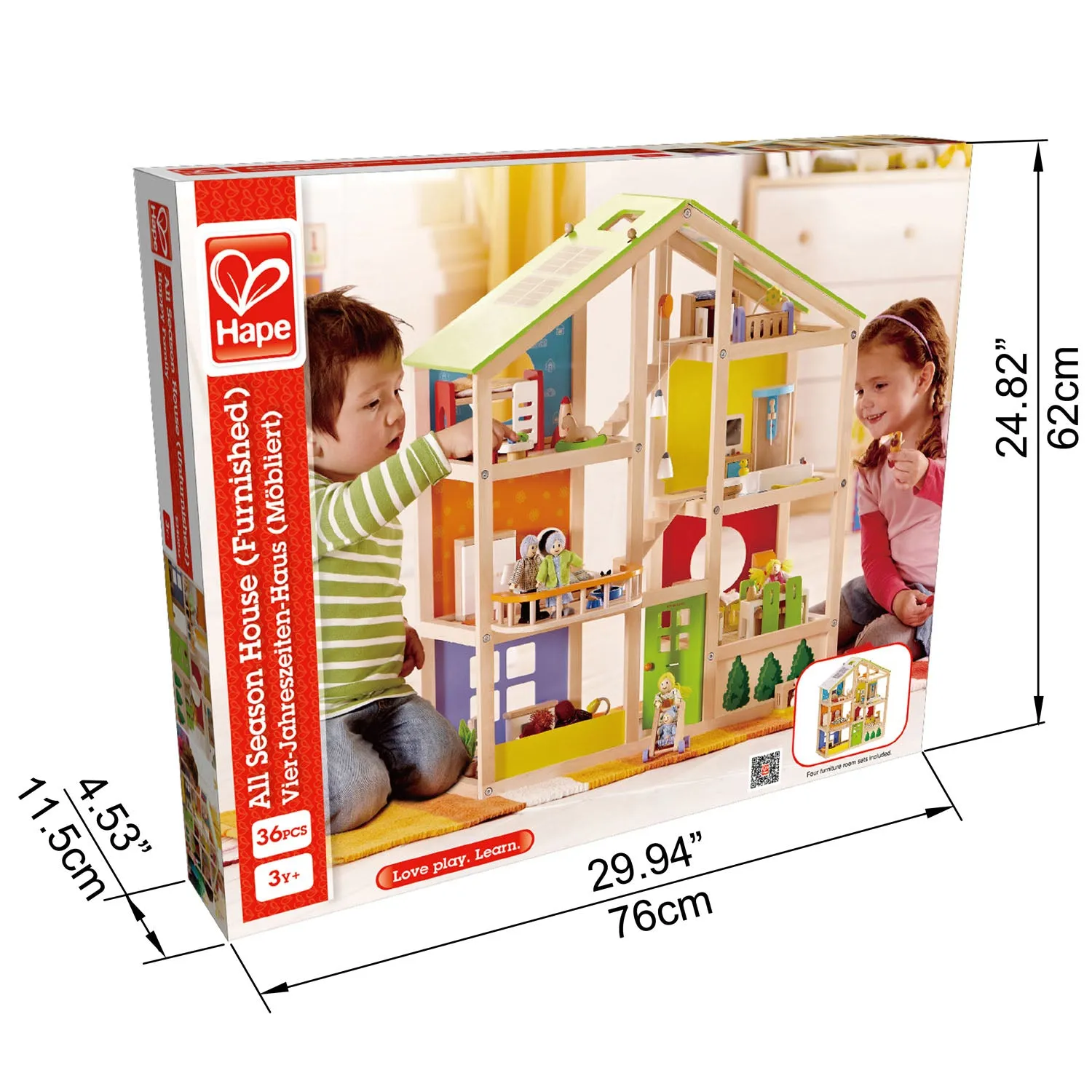 Hape All Season House furnished