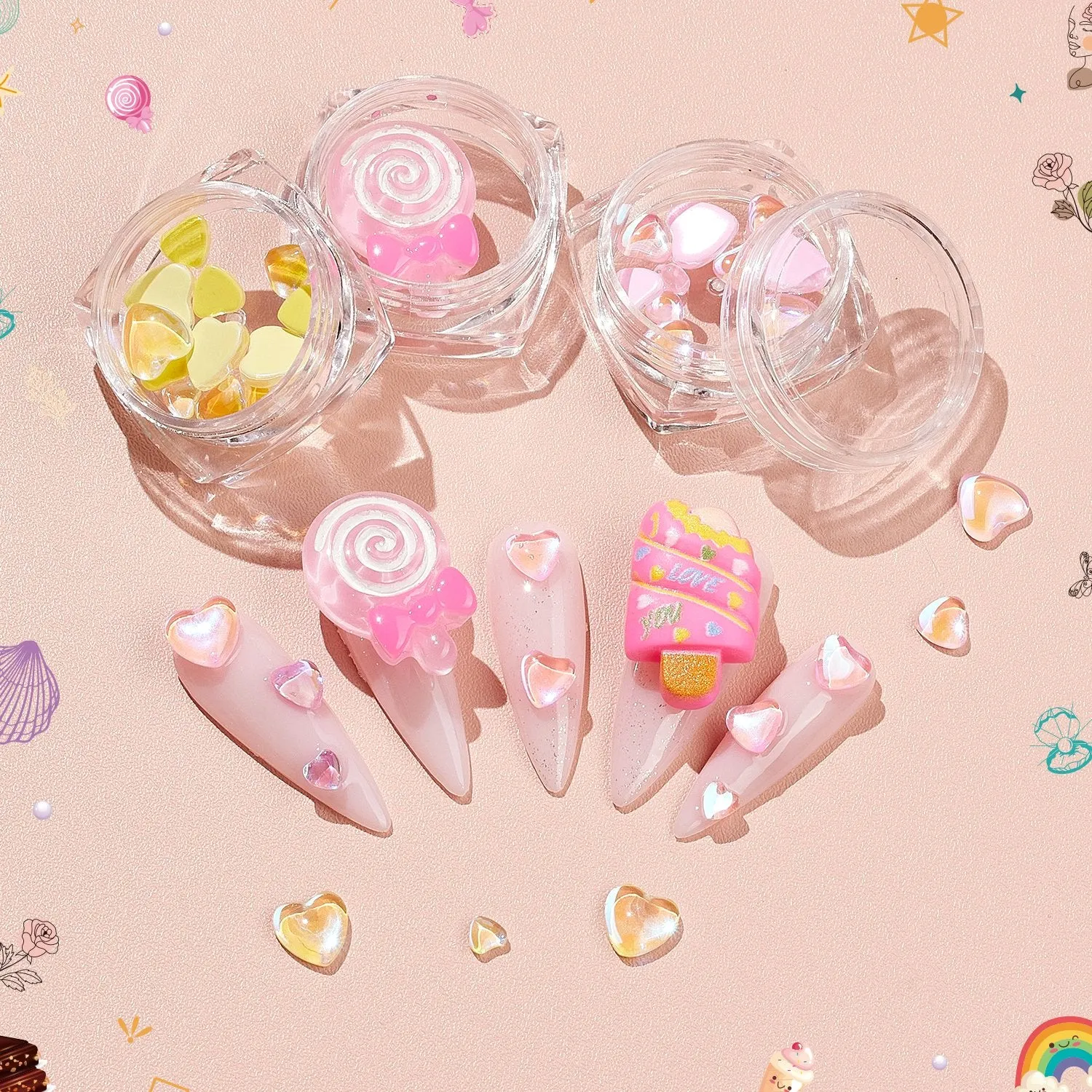 Harajuku Lover Set Nail Décor Set