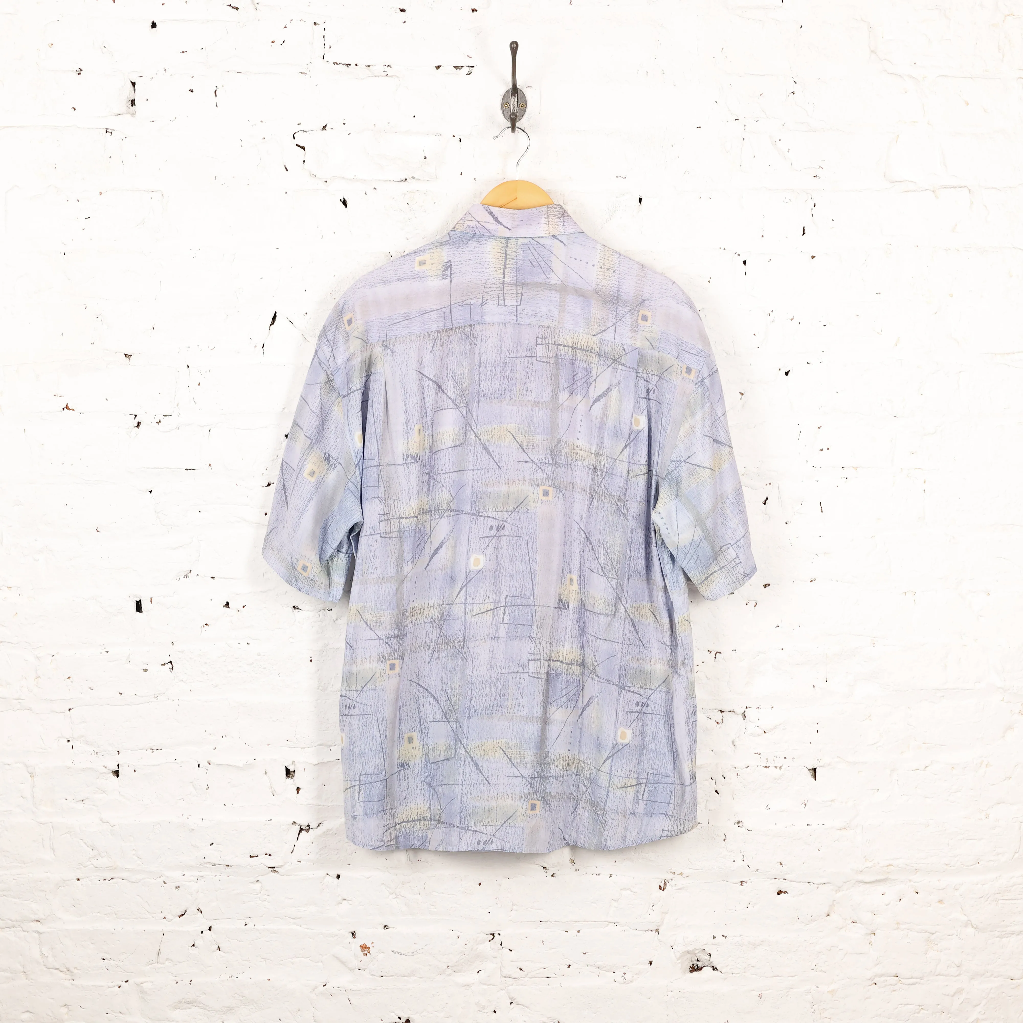Headlock Vintage Pattern Shirt - Purple - XL