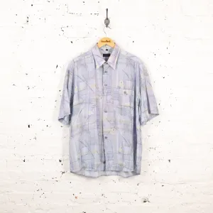 Headlock Vintage Pattern Shirt - Purple - XL
