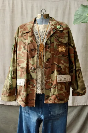HF161 The Highlands Foundry Fatigue Patched Jacket