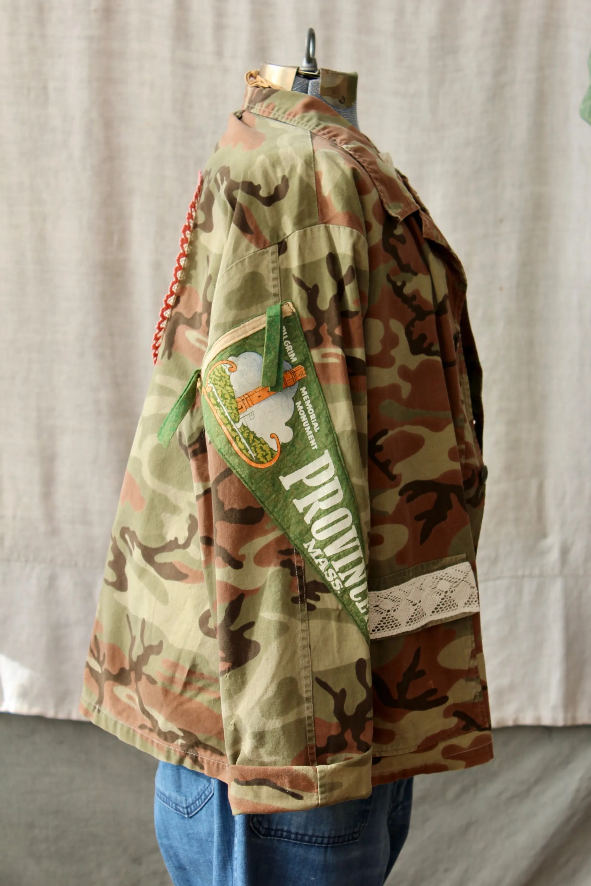 HF161 The Highlands Foundry Fatigue Patched Jacket