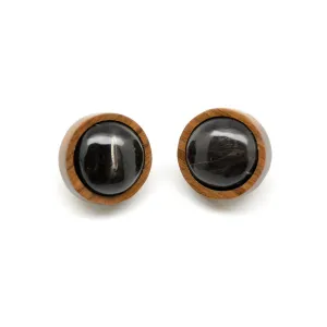 Horn and Wood Earrings